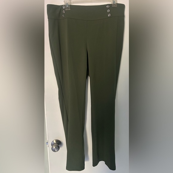 Olive Green Trousers - Picture 1 of 6